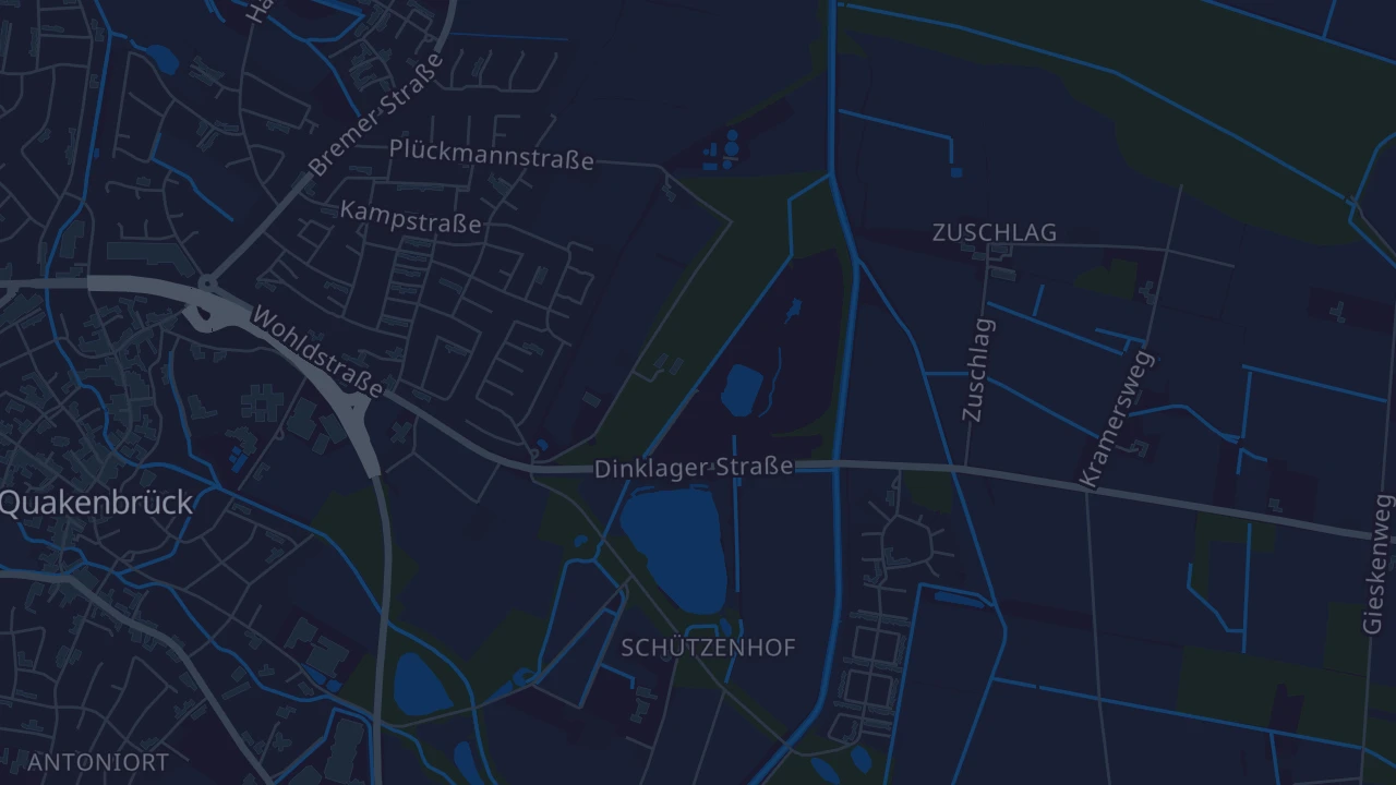 Karte von Quakenbrück