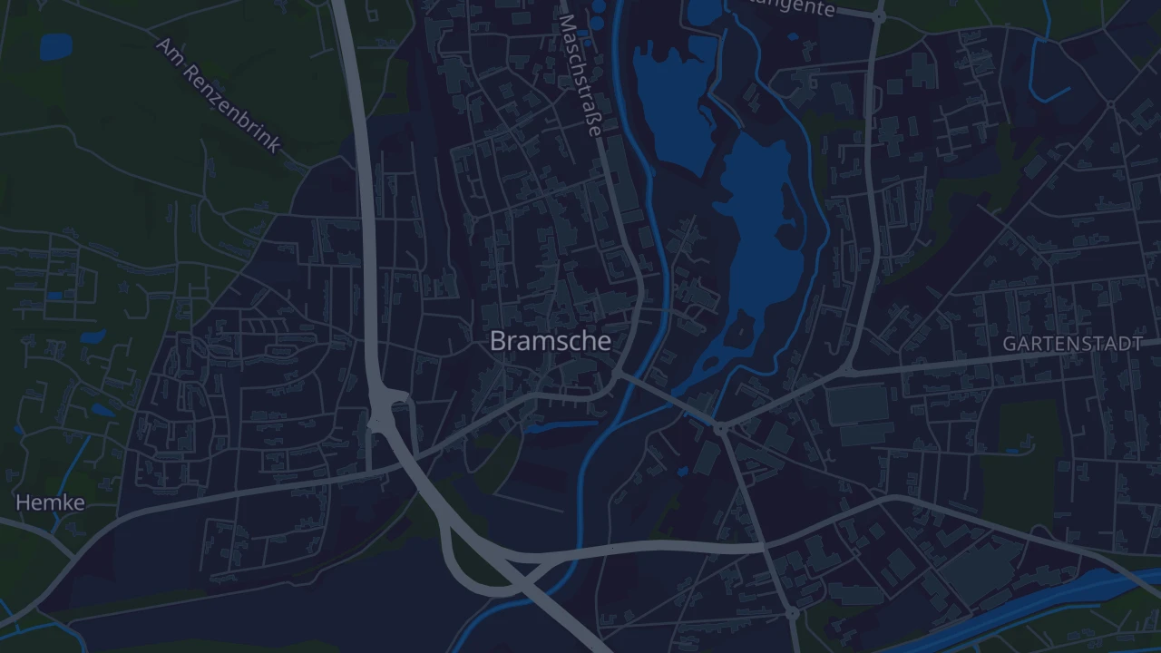 Karte von Bramsche