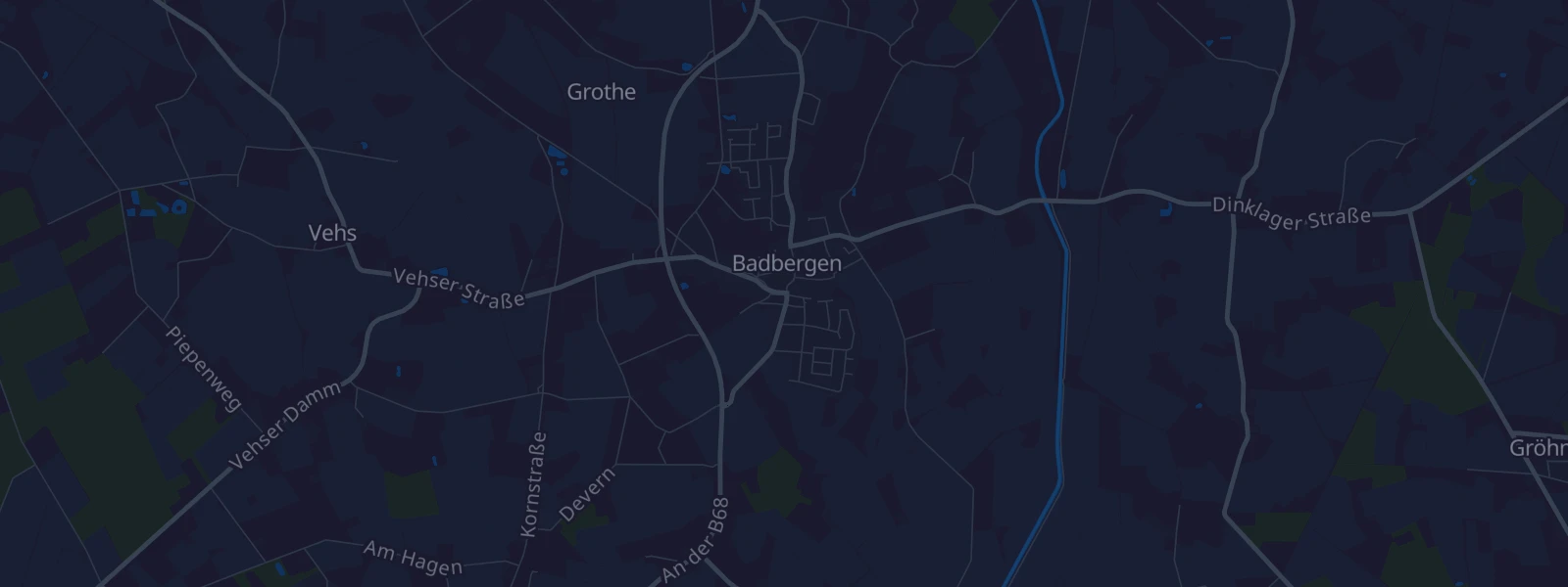 Karte von Badbergen