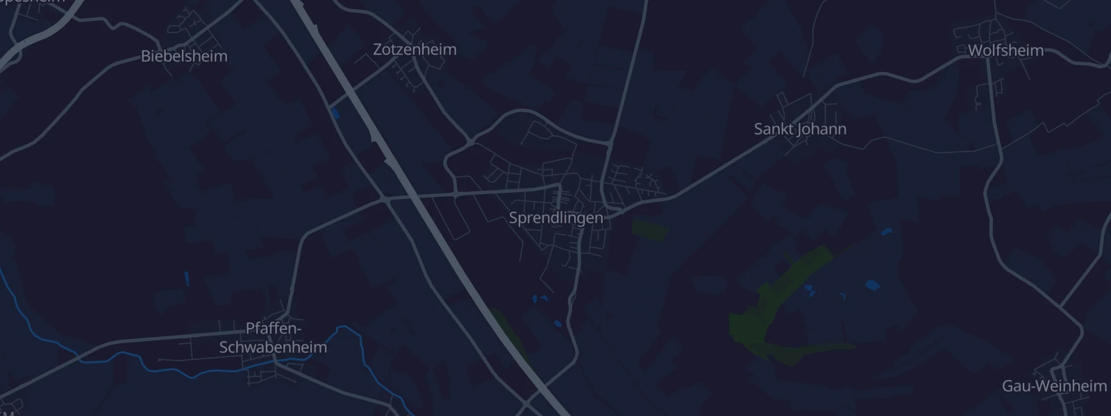 Karte von Sprendlingen