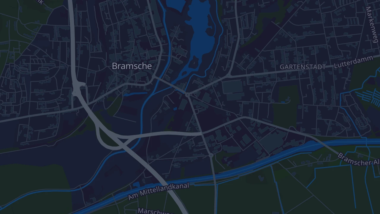 Karte von Bramsche
