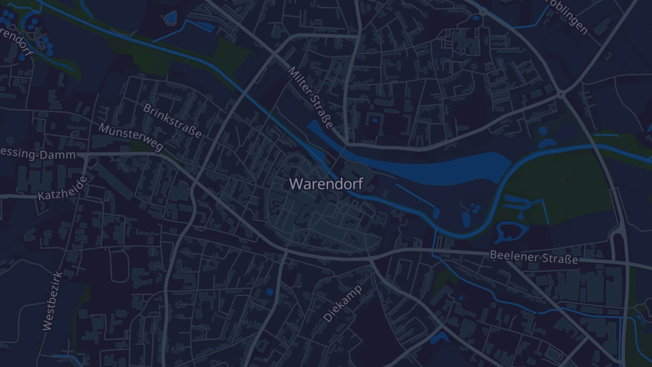 Karte von Warendorf