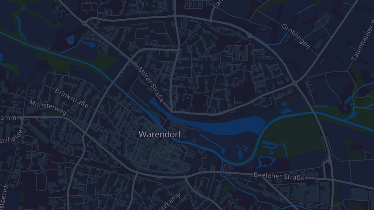 Karte von Warendorf