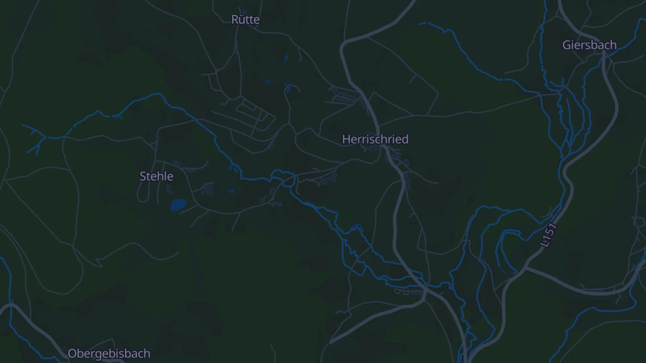 Karte von Niedergebisbach