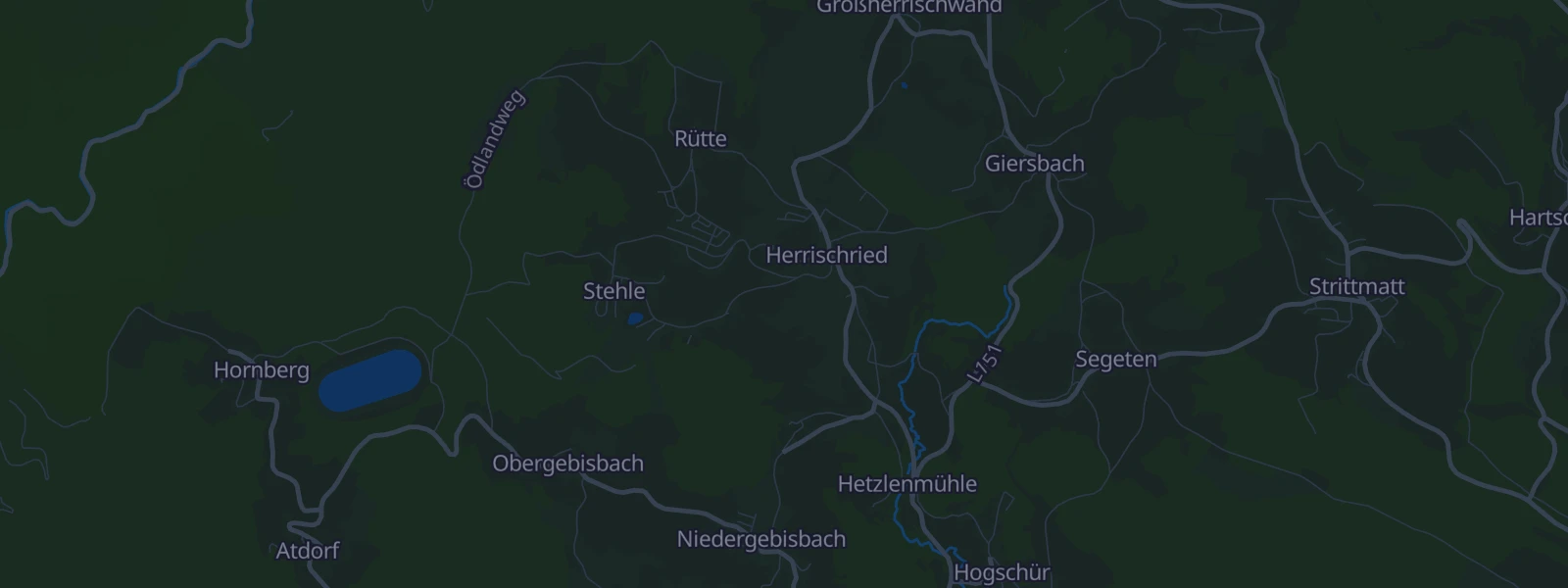 Karte von Niedergebisbach