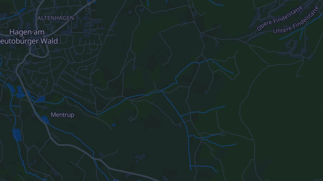 Karte von Hagen am Teutoburger Wald