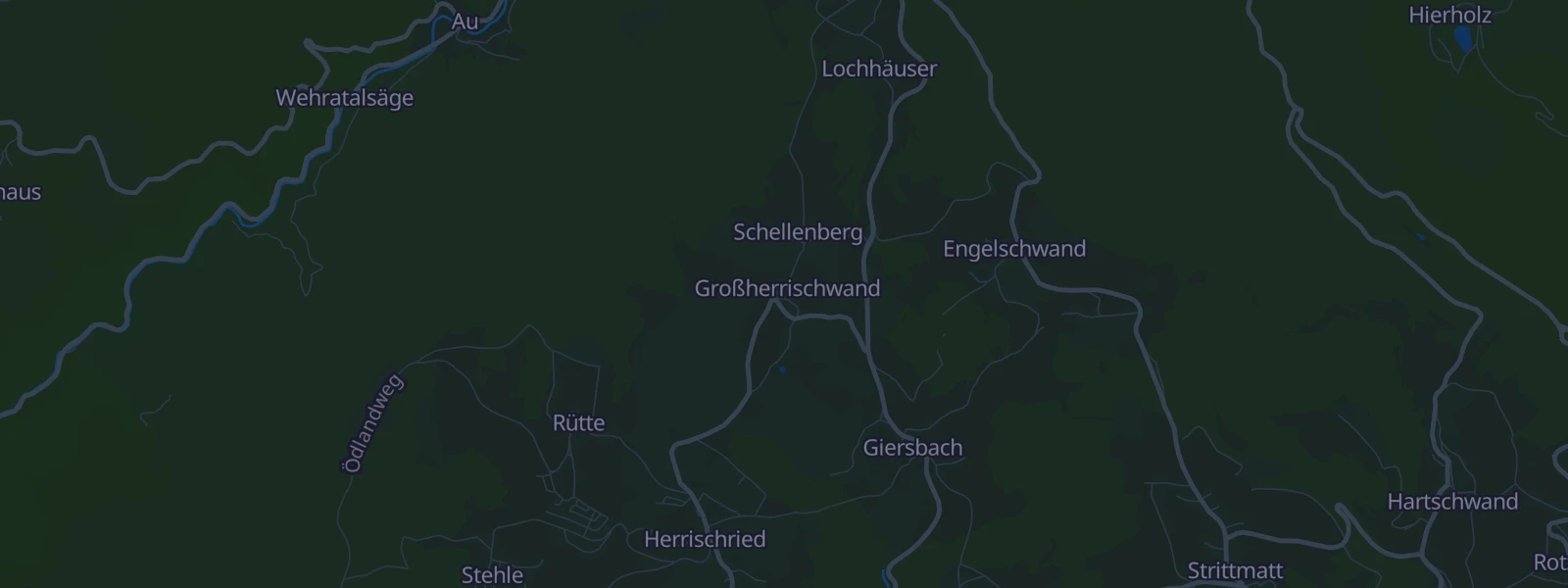 Karte von Herrischried