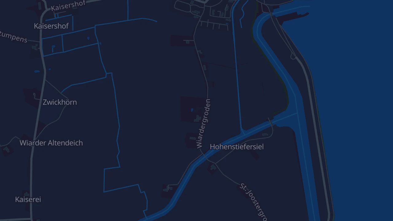 Karte von Wangerland