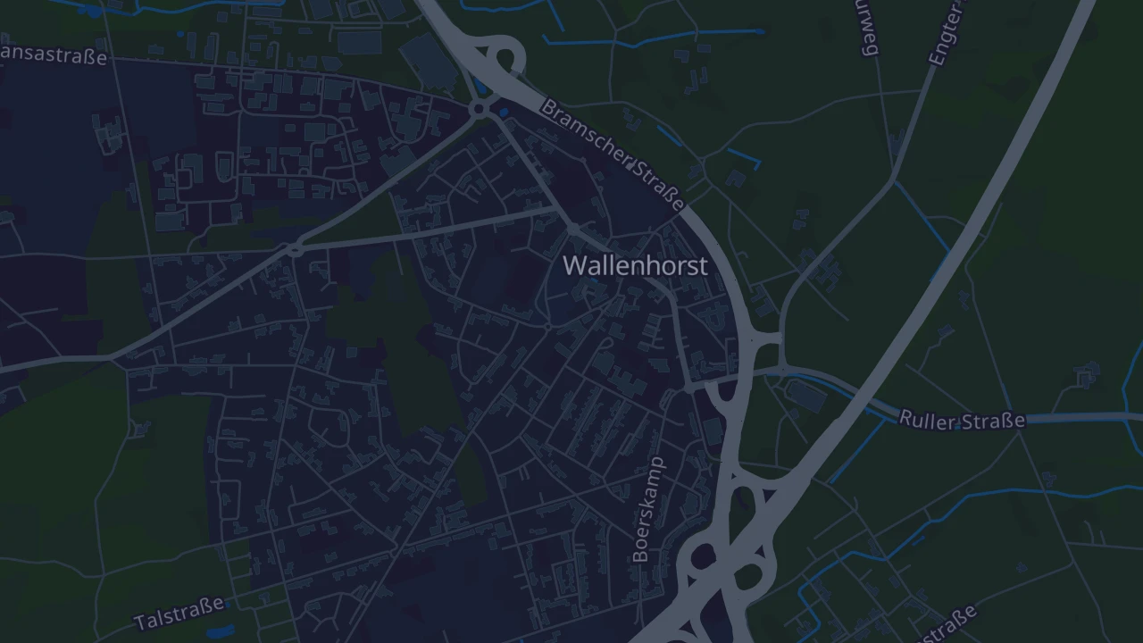 Karte von Wallenhorst