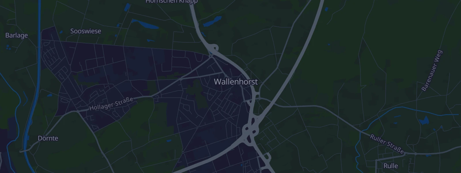 Karte von Wallenhorst