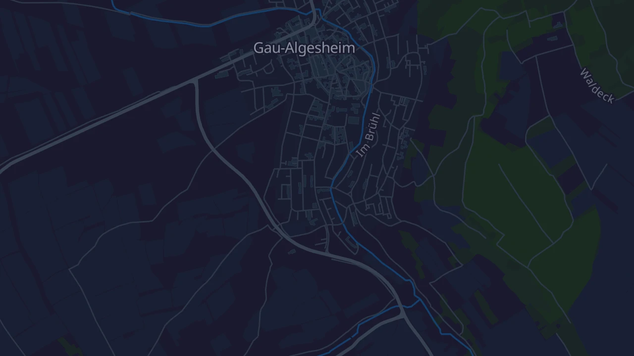 Karte von Gau-Algesheim