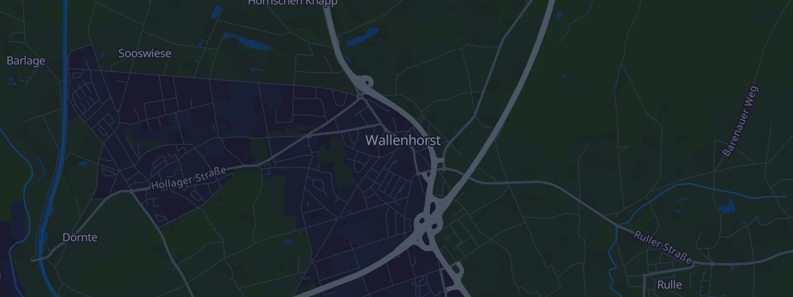 Karte von Wallenhorst