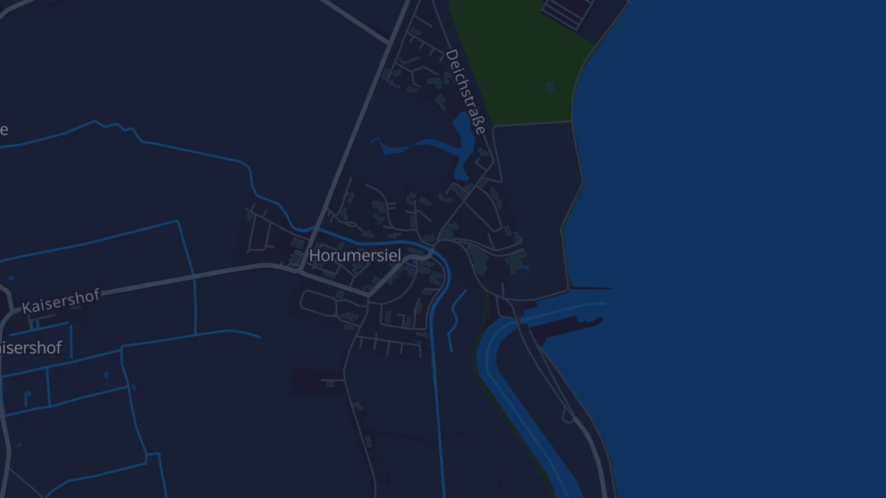 Karte von Wangerland Horumersiel