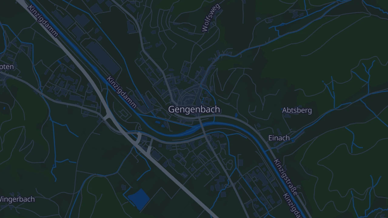 Karte von Gengenbach