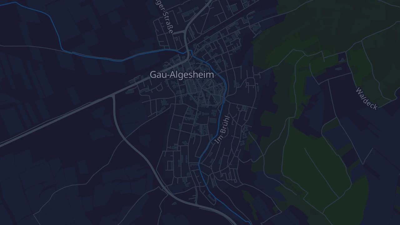 Karte von Gau-Algesheim