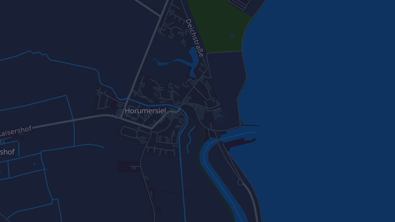 Karte von Wangerland Horumersiel