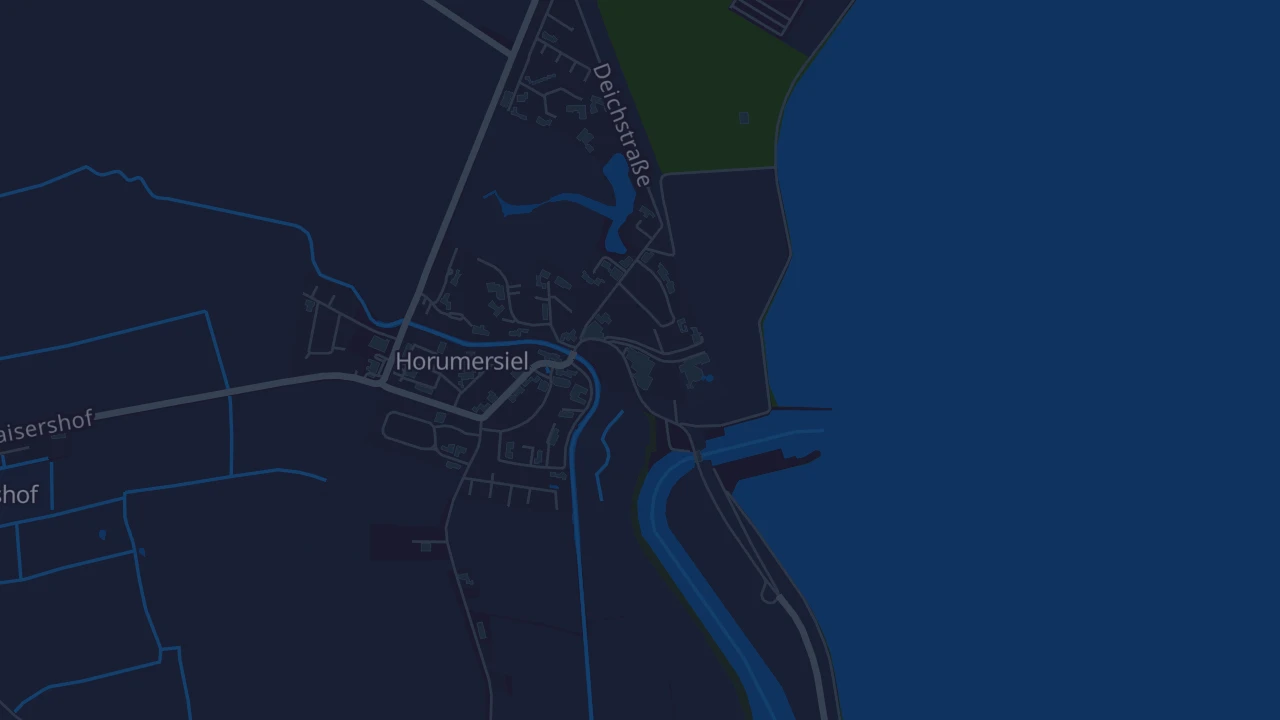 Karte von Wangerland Horumersiel