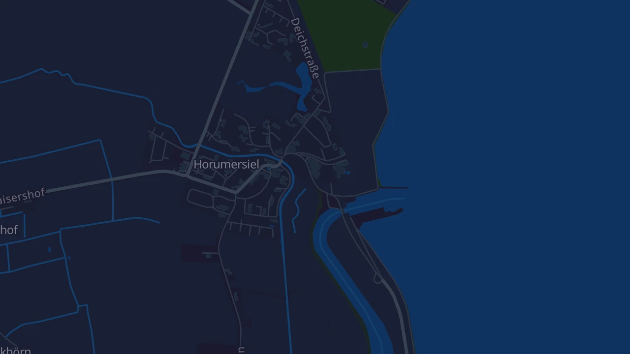 Karte von Wangerland Horumersiel
