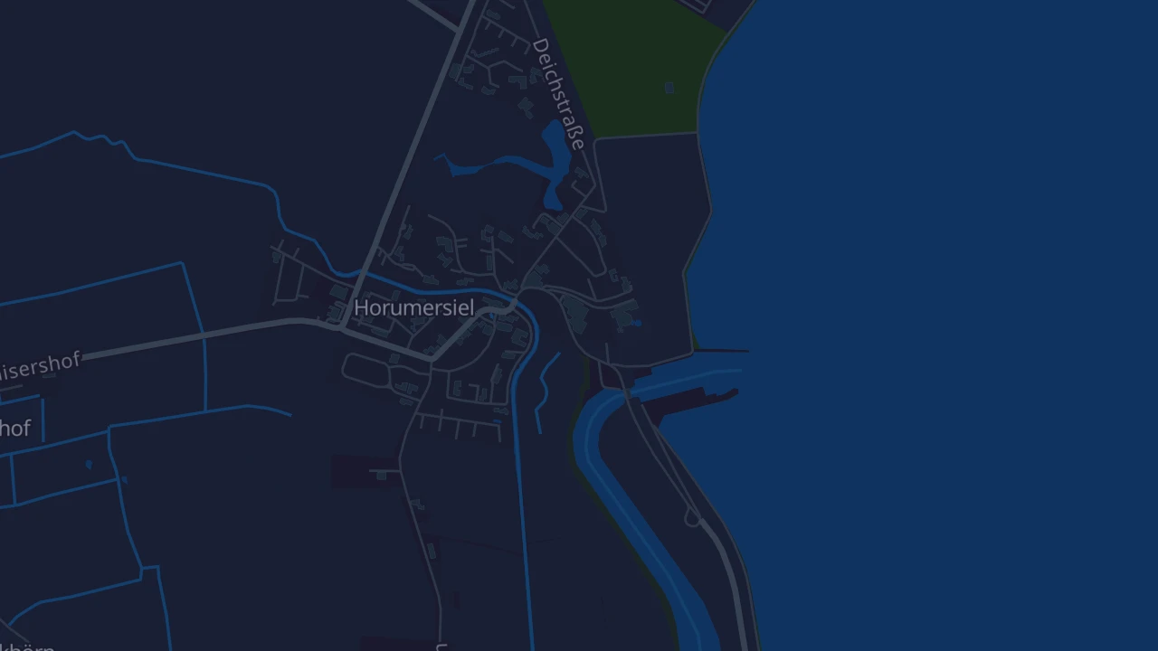 Karte von Wangerland Horumersiel