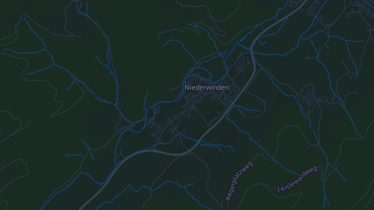 Karte von Niederwinden
