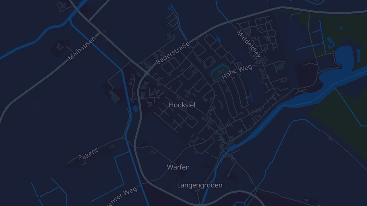 Karte von Wangerland