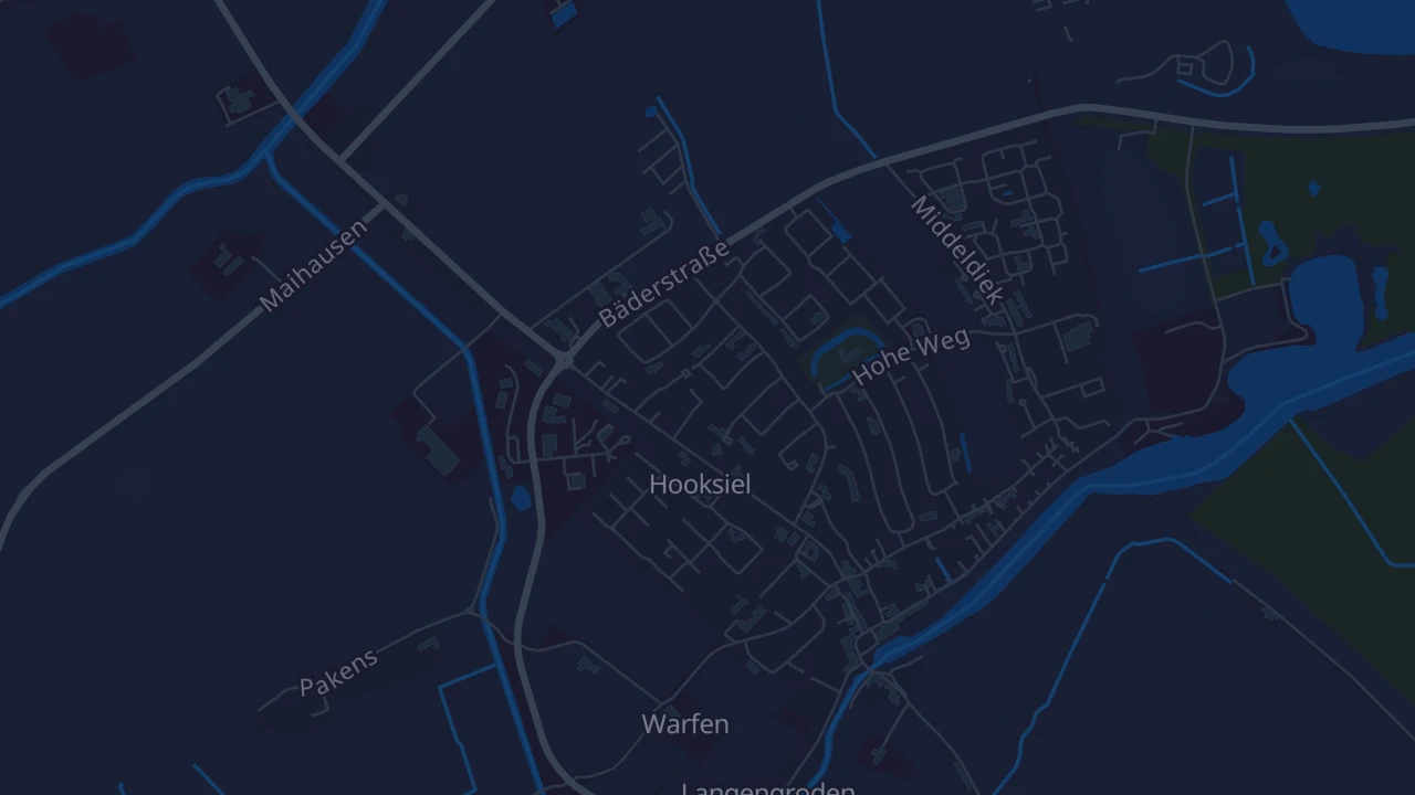 Karte von Wangerland