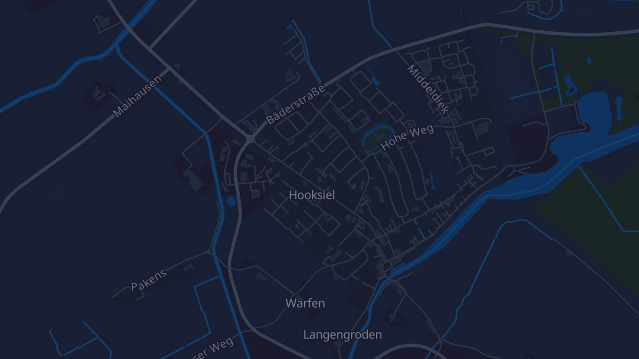 Karte von Wangerland