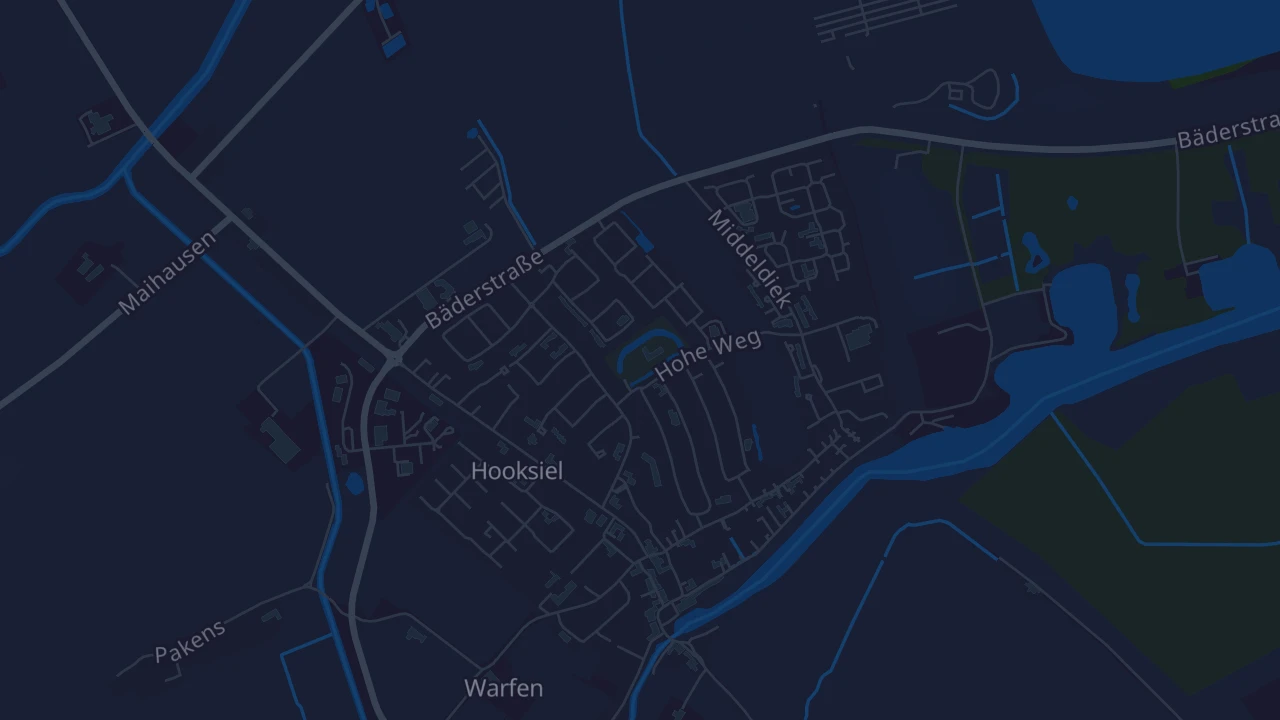 Karte von Wangerland