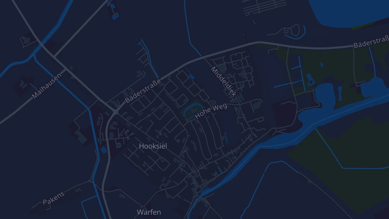 Karte von Wangerland Hooksiel