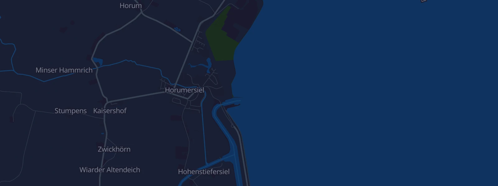 Karte von Wangerland