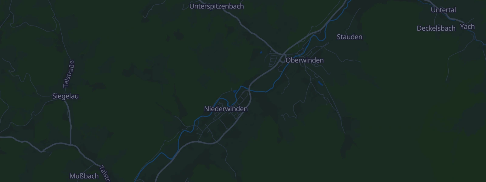 Karte von Niederwinden