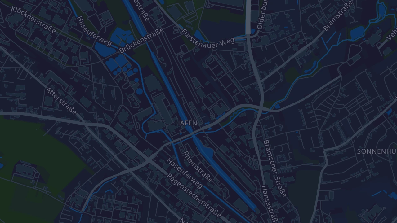 Karte von Osnabrück