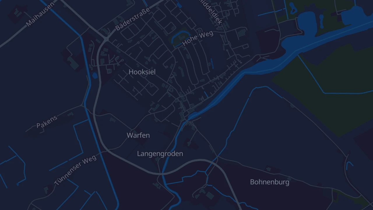 Karte von Wangerland