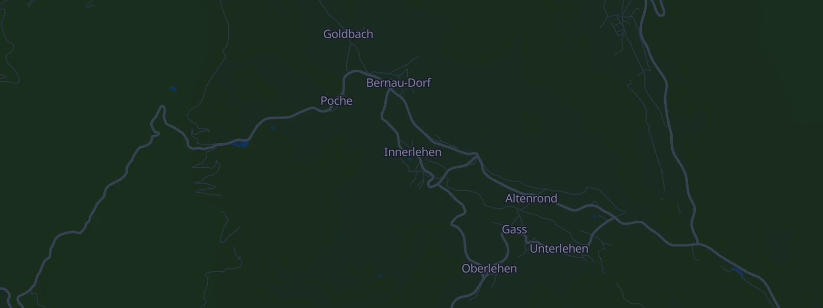 Karte von Bernau im Schwarzwald