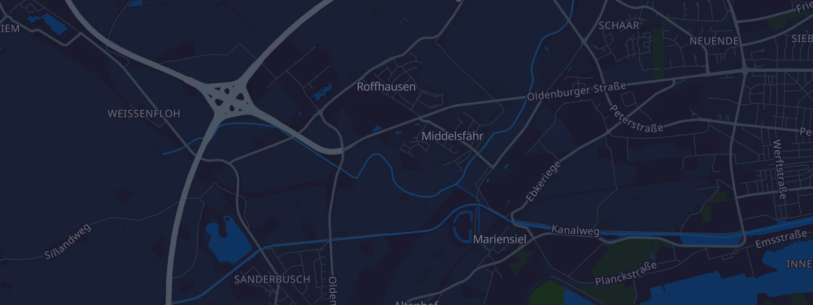 Karte von Schortens Middelsfähr
