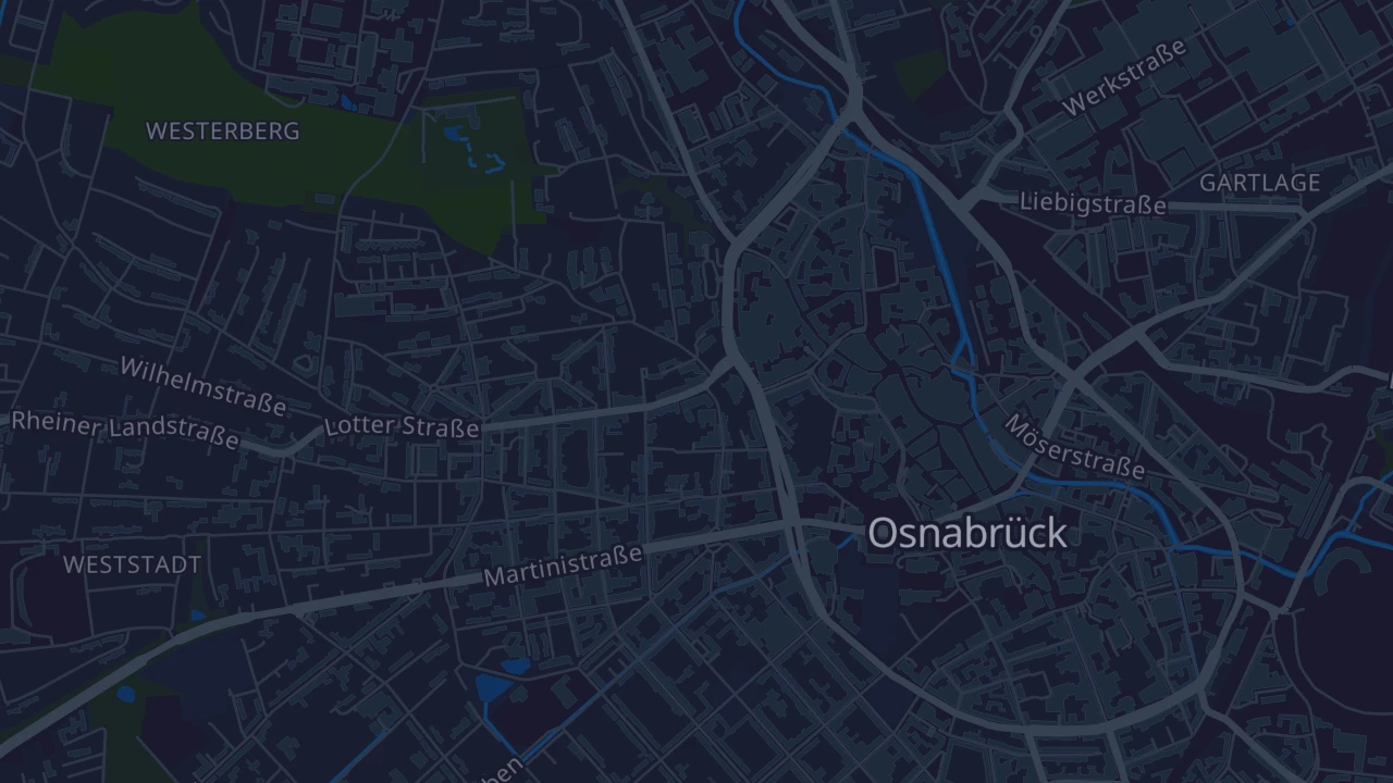 Karte von Osnabrück