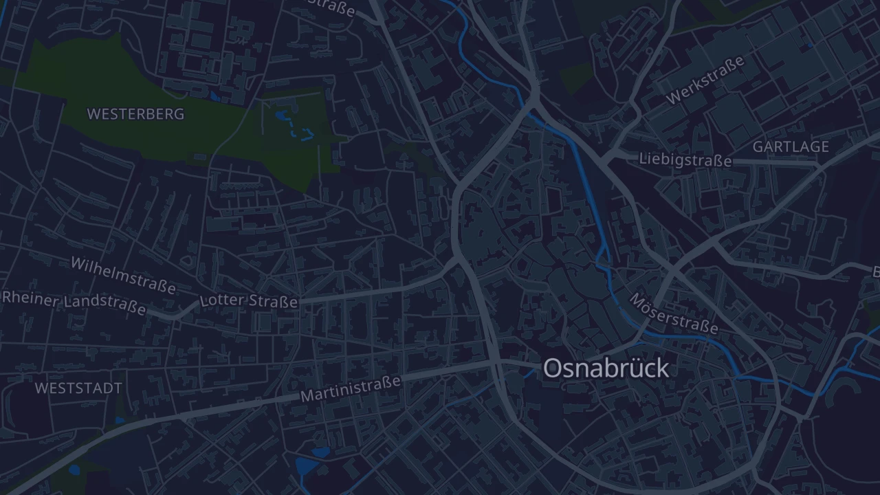 Karte von Osnabrück