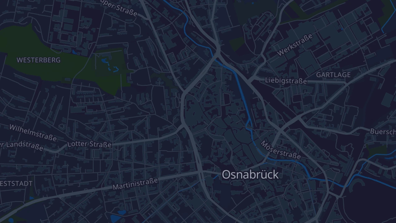 Karte von Osnabrück