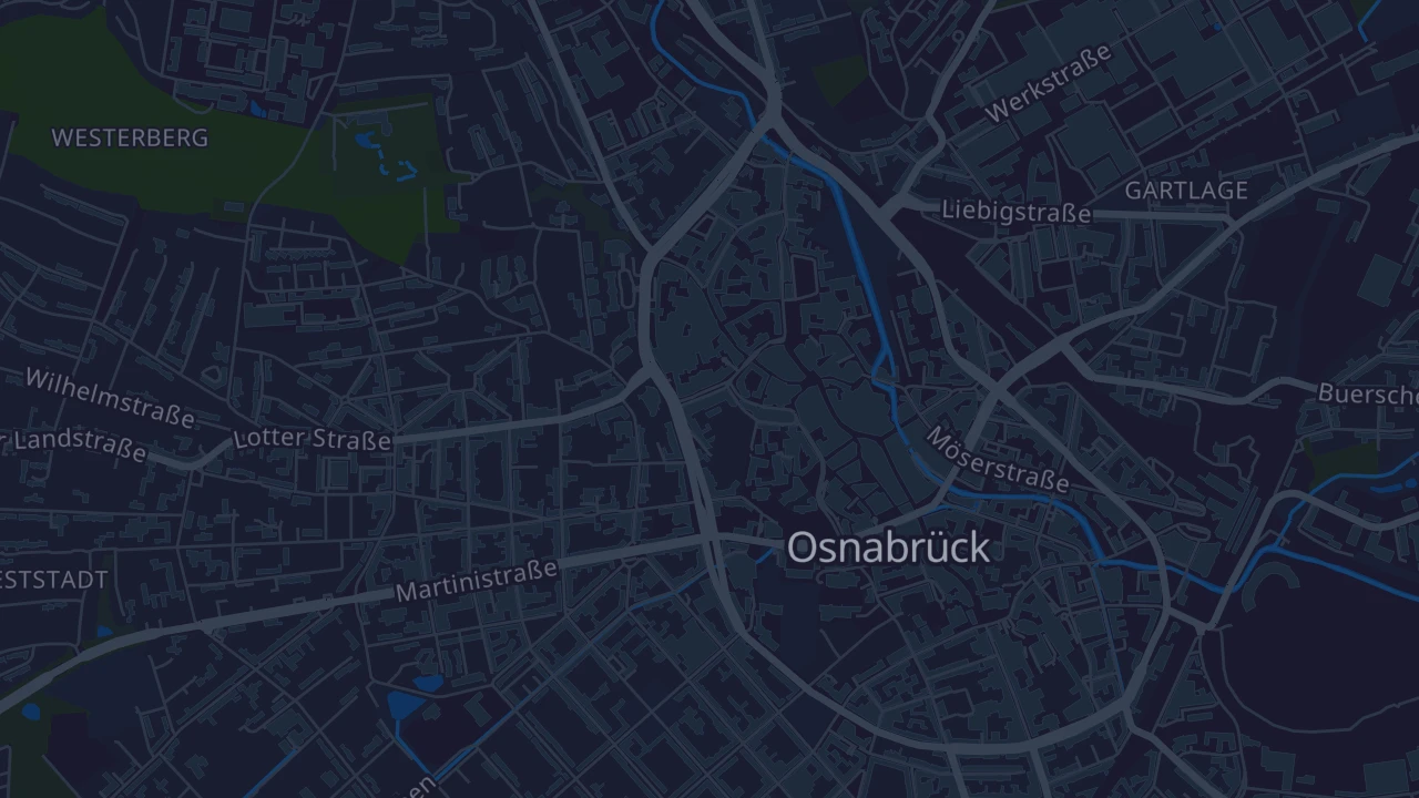 Karte von Osnabrück