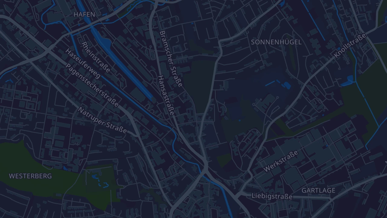 Karte von Osnabrück