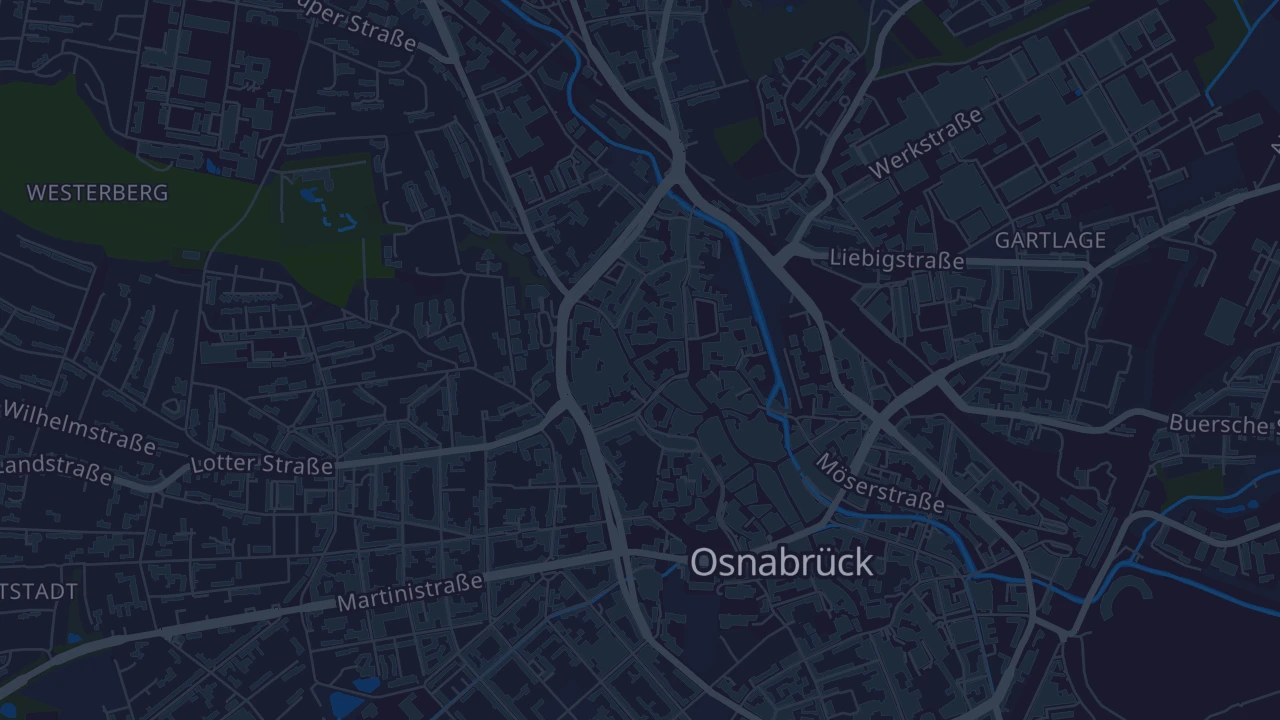 Karte von Osnabrück