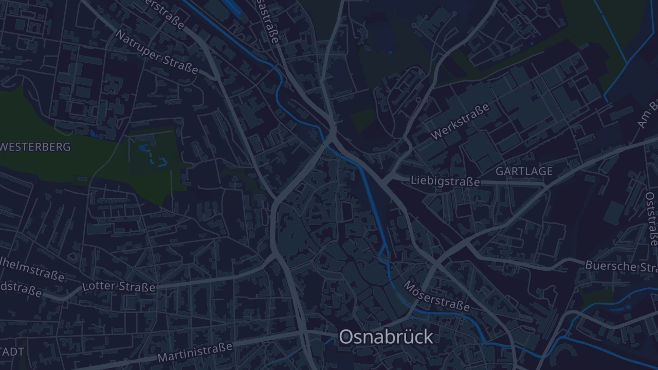 Karte von Osnabrück