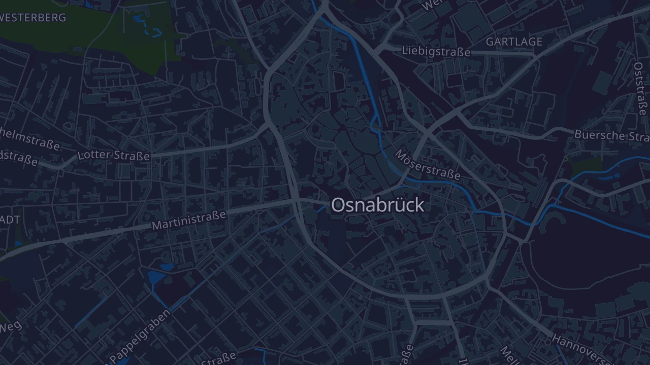 Karte von Osnabrück