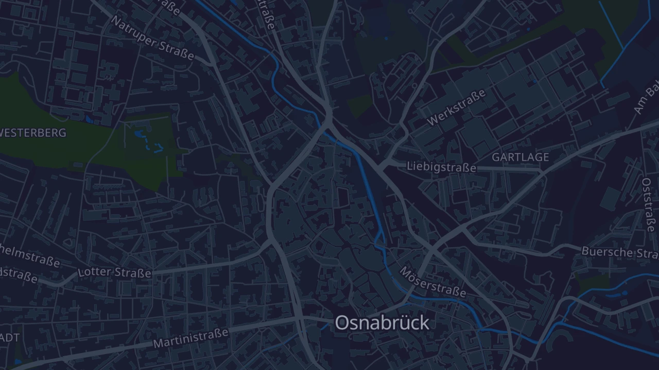 Karte von Osnabrück