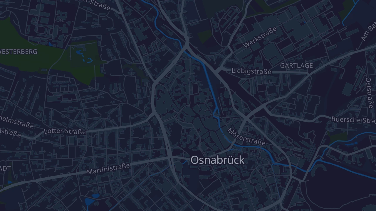 Karte von Osnabrück