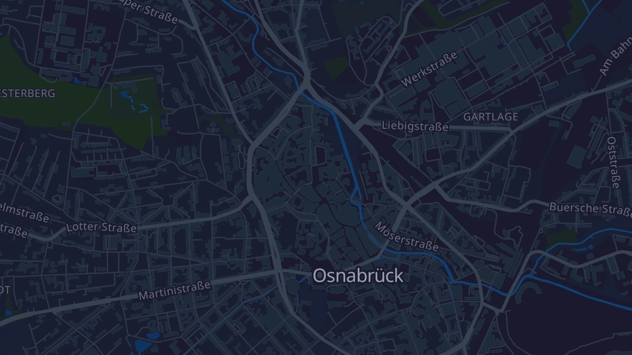 Karte von Osnabrück