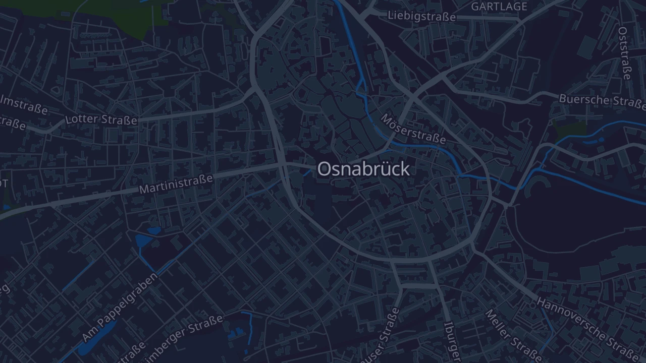 Karte von Osnabrück