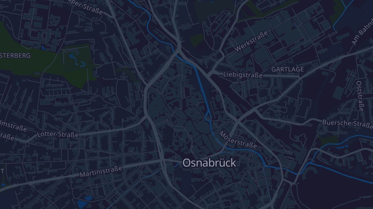 Karte von Osnabrück