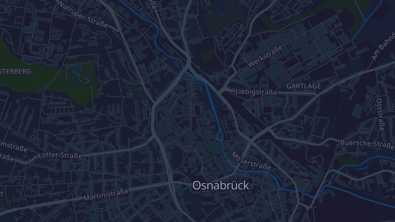 Karte von Osnabrück
