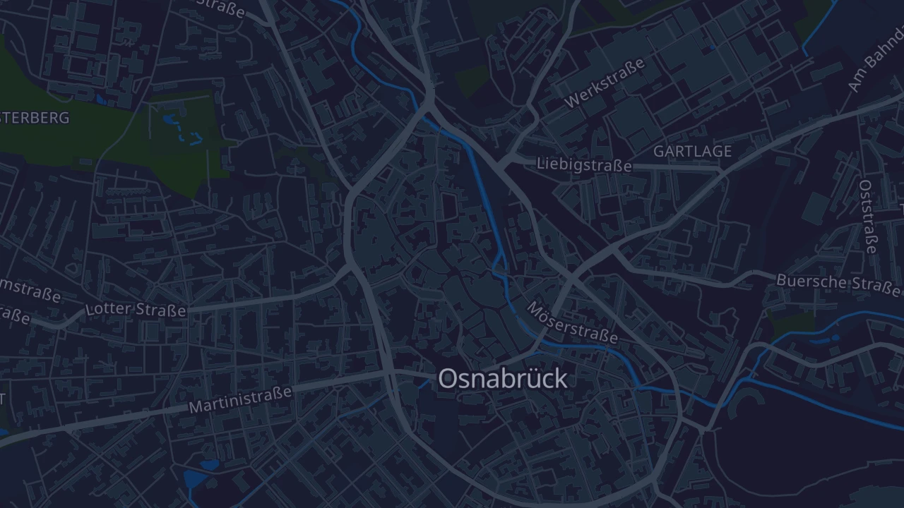 Karte von Osnabrück